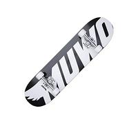 MUWO Street Skateboard 31 x 8" - Planche complète pour débutants en bois solide et aluminium, convient aux enfants, adolescents et adultes avec différents motifs (Big Basic)