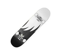 MUWO Street Skateboard 31 x 8" - Planche complète pour débutants en bois solide et aluminium, convient aux enfants, adolescents et adultes avec différents motifs (Swing & Wing)