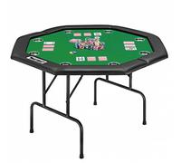 MUWO table de poker pliante pour 8 joueurs verte Taille :taille unique