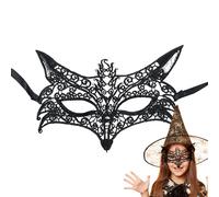 Muwugui Cache-Oeil Dentelle Noir | Masque de Carnaval pour Femme | Bandeau Cosplay Halloween pour Femmes Adolescents Filles Carnaval Soirée Spectacle