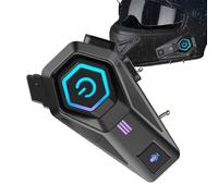 Muwugui Casque avec Écouteurs Intégrés - Écouteurs Intra-Auriculaires Pliables avec 7 Modes RGB | Casque Sport pour Extérieur - pour Conduite Ski Vélo Gym Natation Plein Air Voyage Maison