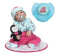 Muwugui Sucette Magnétique pour Bébé R-eborn, Tétine Aimantée pour Bébé Rebo-RN, Rebo-RN Fournitures Magnet Sucette, Accessoires Maison De L'école Primaire La Maternelle pour Votre