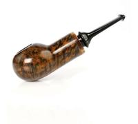 MUXIANG Pipe à tabac briar fait à la main avec Beautiful Art Design FA10059 (Gold)