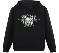 MUXIAOQI AFI A Fire Inside The Art of Drowning The Sorrow Green Hoody Unisex Ptinted Hoodies Long Sleeve Men's Hooded with Pocket Black XXL