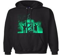 MUXIAOQI Bill & Ted Party on Dudes GID Hoody Unisex Ptinted Hoodies Long Sleeve Men's Hooded with Pocket Black M