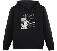 MUXIAOQI Buddy Guy Two Fisted Born to Play Guitar SC-Ca Tour Hoody Hoody Unisex Ptinted Hoodies Long Sleeve Men's Hooded with Pocket Black L