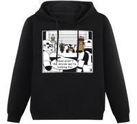 MUXIAOQI Dalek Hoody Not The Droids Hoodie Print Funny Streetwear Hoody Unisex Ptinted Hoodies Long Sleeve Men's Hooded with Pocket Black XL
