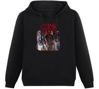 MUXIAOQI Death Metal Hoody Unisex Ptinted Hoodies Long Sleeve Men's Hooded with Pocket Black 3XL