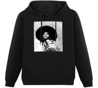 MUXIAOQI Diana Ross Soul Singer Legend Fit Casual Graphic Hoody Black S
