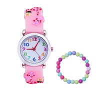 MUXIJIA Montre pour Enfants Garçon Fille - Mouvement à Quartz Montre Bracelet en Silicone pour Filles et Garçons de 3 Ans à 10 Ans