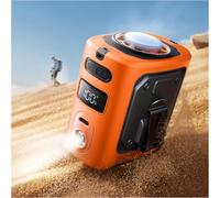MUXNW Ventilateur portable à clip de taille : mini conditionneur 100 vitesses 14 000 tr/min pour travailleurs de la construction, corps, dos, vêtements, pantalon, ceinture montée pour homme