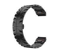 MUXUMAO Bracelet de montre en acier inoxydable à ajustement rapide for montres de 20 mm et 22 mm, for hommes et femmes, bracelets métalliques(Black,20mm)