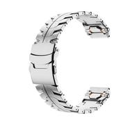 MUXUMAO Bracelet de montre en acier inoxydable à boucle déployante, for homme, style sport, universel, 20 mm et 22 mm(Titanium,20mm)