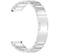 MUXUMAO Bracelet de montre en titane 22 mm, boucle déployante en forme de I, bracelet de rechange sport en acier inoxydable à dégagement rapide for homme(Silver)