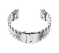 MUXUMAO Bracelet de montre universel à fermoir pliant en acier inoxydable et titane, à dégagement rapide, for homme, 20 mm/22 mm.(Silver,22mm)