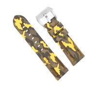 MUXUMAO Bracelet de montre universel en caoutchouc for homme, 20 mm, 22 mm, 24 mm, 26 mm, motif camouflage, réglable, en silicone, for montre connectée(2,22mm)