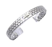 MUXUMAO Bracelet de montre universel for femme en acier inoxydable (6 mm, 8 mm, 10 mm, 12 mm, 14 mm, 16 mm)(Silver,6mm)