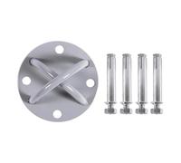 MUXZSIZ Kit de fixation pour fauteuil hamac avec crochets de plafond pour | frappe et anneaux de gymnastique. Accessoires de montage en fer. Fixation martiale sécurisée par boulonnage Pour aux