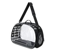 MUXZSIZ Sac de Transport Souple et Transparent pour Chat, avec Rembourrage | confortable pour chatons afin de protéger votre animal. Il est également doté de clous faits main anti-usure et