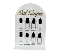 MUXZSIZ Tableau d'affichage pour nail art, choix professionnel pour présenter des designs d'ongles, encourageant la créativité dans l'art, accessoire de, Style A
