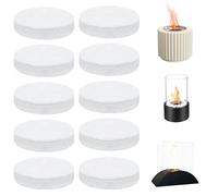 MUYAPAY 10 Pièces Laine de Verre Ceramique Éponge Bioéthanol Accessoires de Cheminée Au Bioéthanol Roche Ouate Combustion Cheminée pour Laine Ceramique Bruleur Ethanol Poêle Petrole