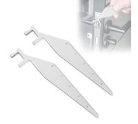 MUYAPAY 2 Pièces Kit de Crochetage, Crochetage Serrure Pompier Outils, Kit Crochetage Serrure Outil Levier Polyvalent, Lockpicking Portable, pour Débutant, Pompiers, Policiers