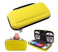 MUYAPAY Etui pour Nintendo Switch et Switch OLED, Pochette Housse de Transport à Coque Rigide,avec 8 Emplacement,Étui de Transport de Voyage,pour Nintendo Switch Console et Autres Accessoires