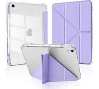 Muydoux Coque Origami Pour Ipad 10e Génération 10,9"" 2022 / Ipad 11 Pouces (A16) 2025 Avec Porte-Stylo Intégré, 5 Positions Réglables, Étui Housse Acrylique Transparent Mince Antic[Sel6274411]