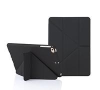 MuyDoux Coque pour iPad Mini 5 4 3 2 1, Housse Étui iPad Mini 7,9 Pouces, 5 en 1 Multiples Angles de Vue, Étui Finition Soyeuse et Dos Souple Antichoc Flexible, Auto Veille/Réveil, Noir
