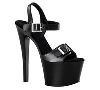 MUYEY 17CM Sexy Stripper Stage Pole Dancing Pompes Discothèque Party Dance Femmes Talons Plus La Taille Unisexe,Noir,39 EU