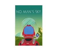 MUYGGAFF Poster sur toile No Man's Sky Game - Décoration murale pour salon, chambre à coucher - 20 x 30 cm