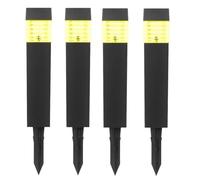 Muyilanc 4 PCS Lumière de Dégivrage à Énergie Solaire Lumière de Dégivrage Extérieure Solaire Lumière Solaire Enfichable au Sol Lumière Chaude