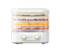 Muyilanc Séchoir Alimentaire Électrique Intelligent à 5 Couches avec Circulation D'Air Chaud à 360° pour Sécher la Viande, le Poisson, le Thé et les Fruits. Machine de Séchage Alimentaire avec Prise E