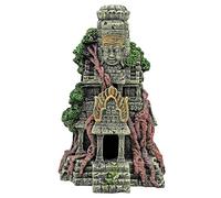 MUYIRTED Aquarium Decoration Grotte Statue De Bouddha Bâtiment Décoration D'aquarium Cachette De Poissons, Crevettes Et Reptiles - 27 X 15 X 9.3 Cm