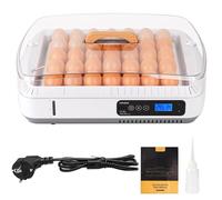 MUYIRTED Couveuse Oeuf Automatique 35 Oeufs Incubateur Oeuf, Retourner Automatiquement Les Œufs, Affichage Numérique Led, Oiseaux À Éclore, Cailles, Perroquets, Poussins