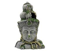 MUYIRTED Décoration D'aquarium Statue De Bouddha Résine Decoration Aquarium Grotte, Cachette Aquarium Grand Poisson Deco pour Poissons 27,5 X 18 X 10cm