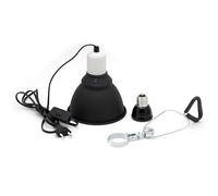MUYIRTED Lampe Chauffante Dôme Réflecteur, Kit De Reptile Lamp Holder Avec 100w Ampoule E27 Et Pince Pivotante, Chauffe-Oiseaux Pour Cage, Pour Poussin, Chiot, Perroquet, Tortue, Serpents