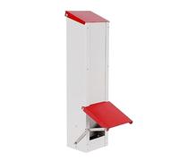 MUYIRTED Mangeoire Automatique Poule Anti Nuisible, 3 Kg Distributeur Graines Poules, Distributeur De Nourriture pour Poulets, Galvanisée, Mangeoire À Canards, Suspendue, Accessoire Poulailler