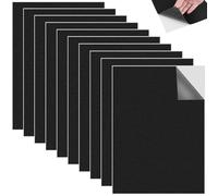 Muyohix 10 Pièces Feuilles de Mousse Autoadhésives, Adhésive Néoprène Caoutchouc Joint, Feuilles de Caoutchouc Néoprène à Cellules Fermées, Anti Vibration Antidérapant Insonorisant(300 x 210 x 1mm)