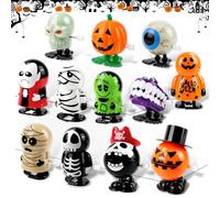 Muyohix 1Lot de 12 Jouets à Remonter pour Halloween à Remonter pour Enfants, Petits Cadeaux pour Halloween, Jeux Halloween Enfant pour Fêtes Halloween, Cadeaux de Classe (A)