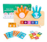 Muyohix Jouet Montessori Mathématiques, Jeux Éducatifs Préscolaires en Bois pour Enfants 3 4 5 6 7 Ans, Jouet Ajout & Soustraction pour Enfants Educatif, Jouet Montessori Cadeau pour Garcon Fille