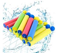 Muyohix Pistolet a Eau Mousse, 12 Pièces Pistolet à Eau Enfant 20 cm, Water Gun Colorée, Idéal pour Jeux Piscine, Jardin, Jeux d'eau et de Plage