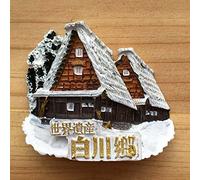 MUYU Magnet Aimant de réfrigérateur 3D Shirakawa-goJapan Souvenir, décoration de la Maison et de la Cuisine