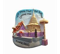 MUYU Magnet Chiang Mai Thaïlande Aimant de réfrigérateur 3D Souvenir Cadeau de Voyage Décoration de la Maison Cuisine Sticker Magnétique Réfrigérateur Collection Aimant