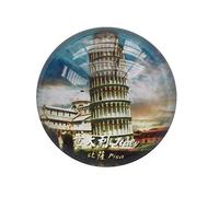 MUYU Magnet Tour de Pise Italie Aimant Réfrigérateur Voyage Souvenir Cadeau Maison & Cuisine Décoration Autocollant Magnétique Cristal Réfrigérateur Aimant Collection