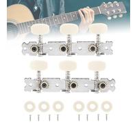 MuzcYM Acoustic Guitar Tuning Pegs Tuning Keys Tuners, 3L3R Acoustic Guitar String Tuner Pegs Tuners