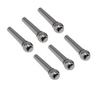 MuzcYM Lot de 6 chevilles de chevalet de guitare en cuivre pur pour guitare acoustique, 6 cordes pour guitare acoustique folk