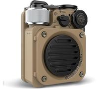 Muzen Enceinte Bluetooth Portable Wild-Mini, Haut Parleur Bluetooth Petite Exterieur, Mini Speaker Etanche IPX5 avec Lampe Torche pour Salle de Bain Douche Exterieur Camping, Cadeau Homme Garcon