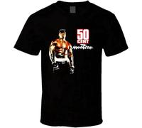 MUZHILIN 50 Cent The Massacre T Shirt Black M