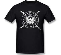 MUZIKTINGER NABAT Cm Punk Best in The World Men's T-Shirt Graphic Unisex Black Top Shirt XL